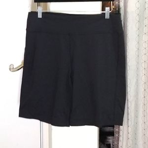 Athleta Black Athletic Workout Exercise Shorts XL